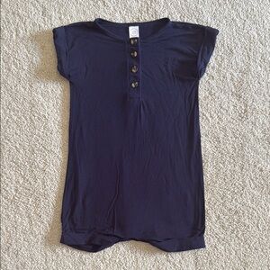 Lou Lou & Company Navy Romper